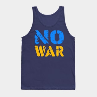 No War, We need Peace Ukrainian people Need Peace, Ukraine Tank Top